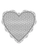 Valentijn hart kleurplaat 16